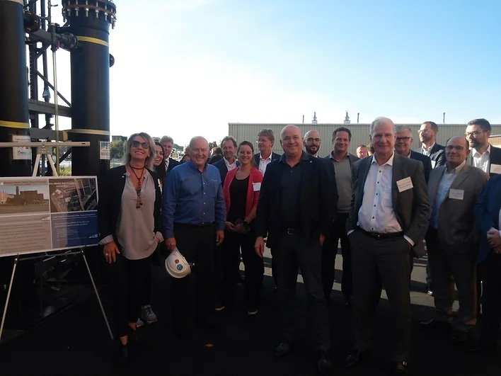 International Water Technology Cluster Delegation visits ETI’s Gas Purification Pilot